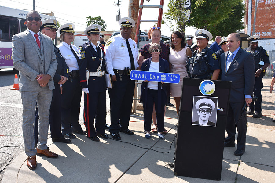 Officer David L. Cole Memorial Way Dedication